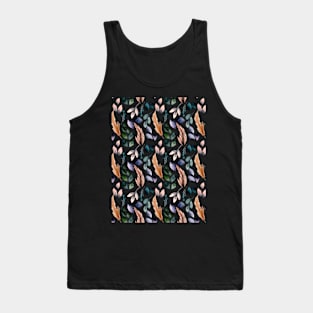 Watercolour leaf Pattern Tank Top